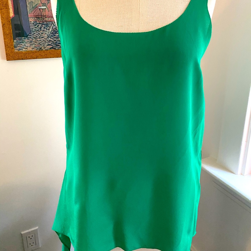 Club Monaco - Green Silk Camisole